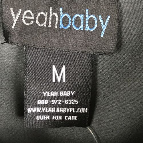 YeahBaby Men Sz M Gray Stefano Spa Uniform Top Shirt Scotchgard New *Read