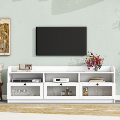 For Tvs Up To 65" Modern Entertainment Center Large Storage 