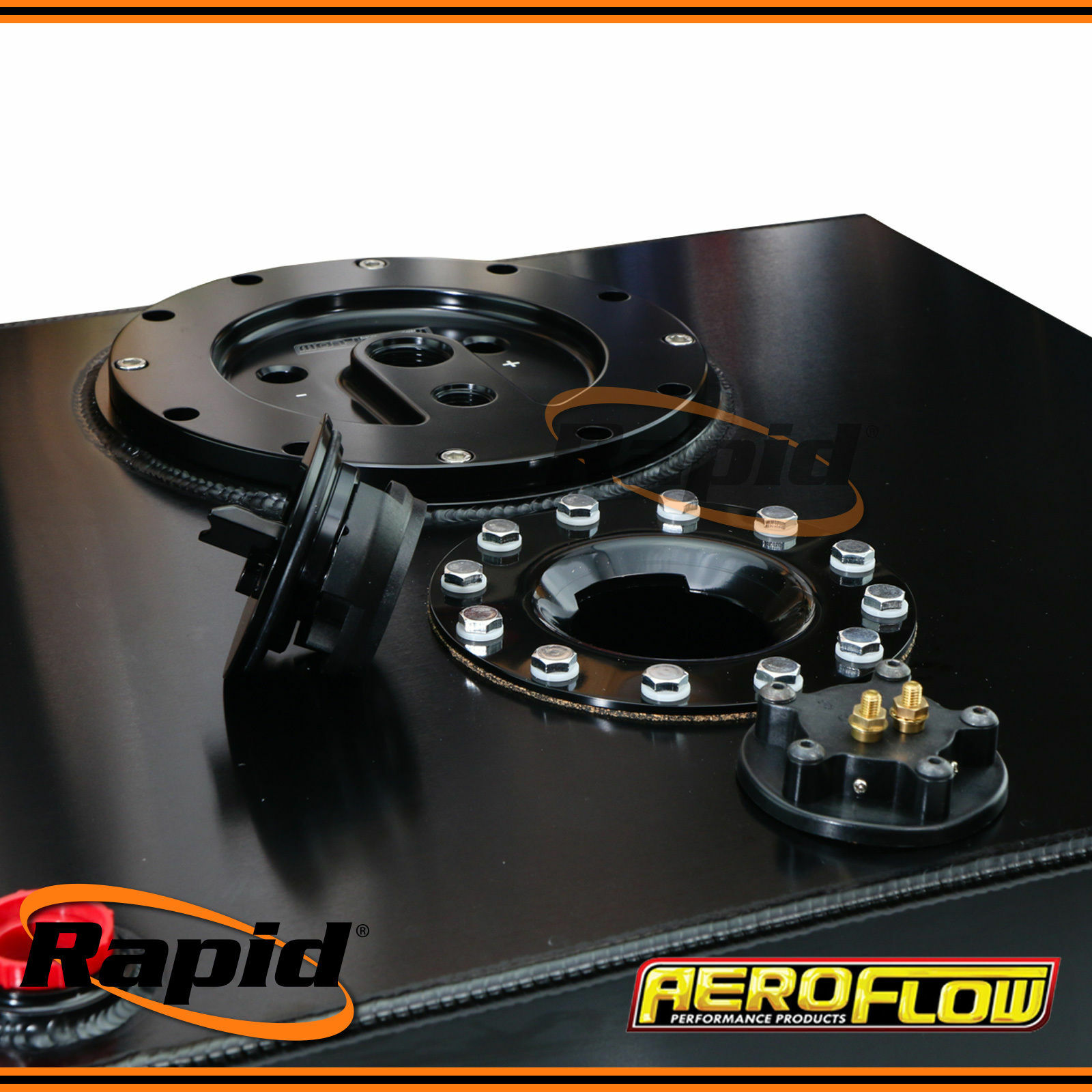 Aluminium Fuel Cell Triple Pump Hanger Aeroflow AF854051ASBLK