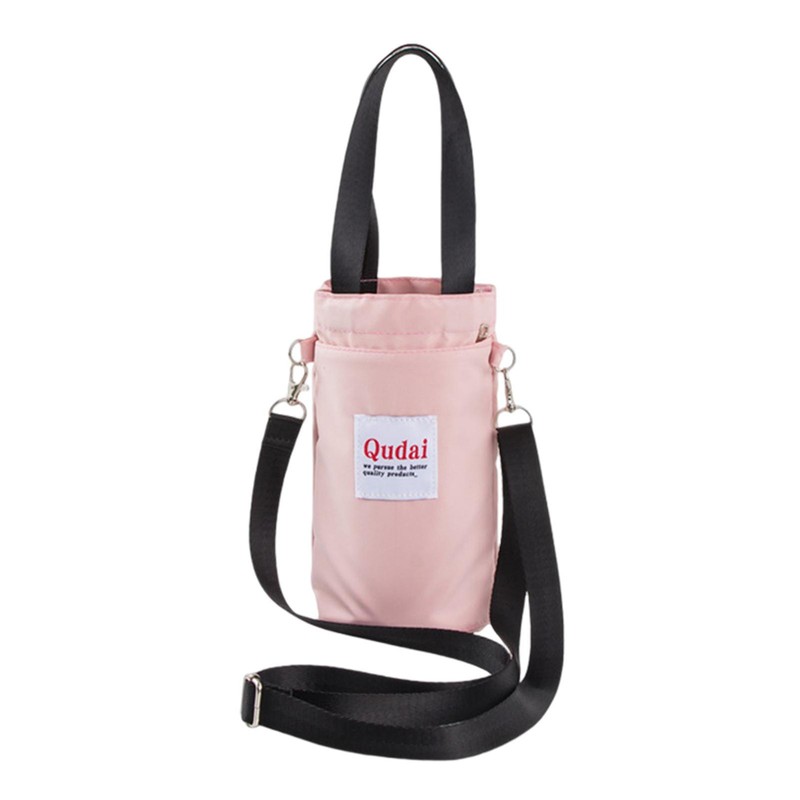 Water Bottle Sling Bag Crossbody Water Cup Sleeve Holder Carry Bag With Strap