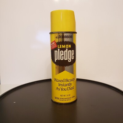1970s Original Pledge Furniture Polish spray vintage 14 Oz Pre-UPC