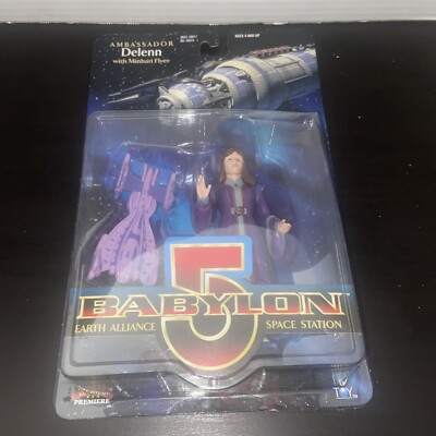 Babylon 5 Ambassador Delenn w/ Minbari Flyer Action 6'' Figure New On Card