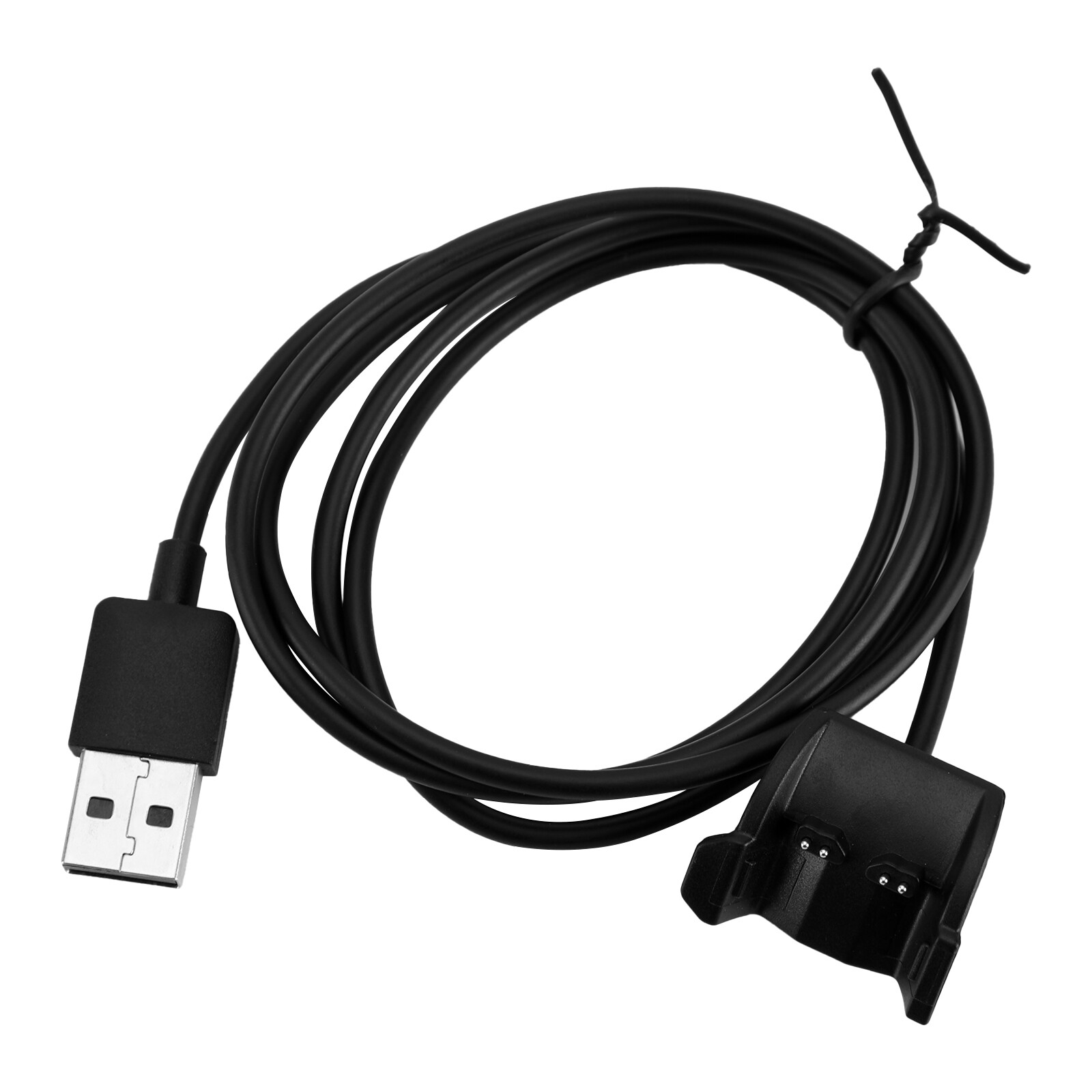 vhbw cavo di ricarica USB compatibile con Garmin Vivosport smartwatch tracker - Stazione di ricarica, nero, 100 cm
