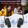 WallarGe Wireless Headphones for TV Watching, Comfortable for Seniors with Bluetooth 5.3, Easy Setup Headphones with USB Transmitter, 25 Hours Play and No Audio Delay