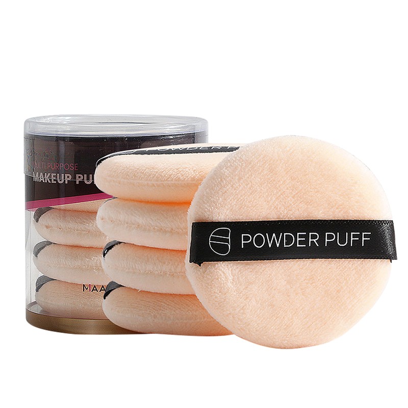 velvet triangle powder puff sponge blender +free mini puff Definedbeautybyrs