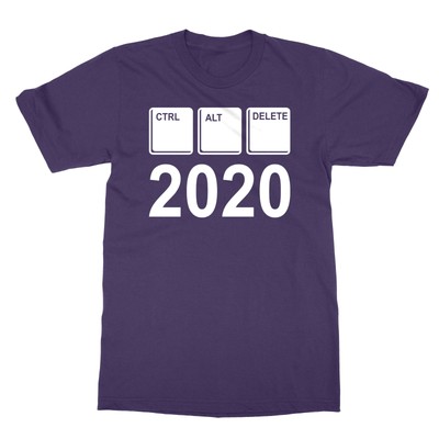 Ctrl Alt Delete 2020 Sucks Funny Men's T-Shirt