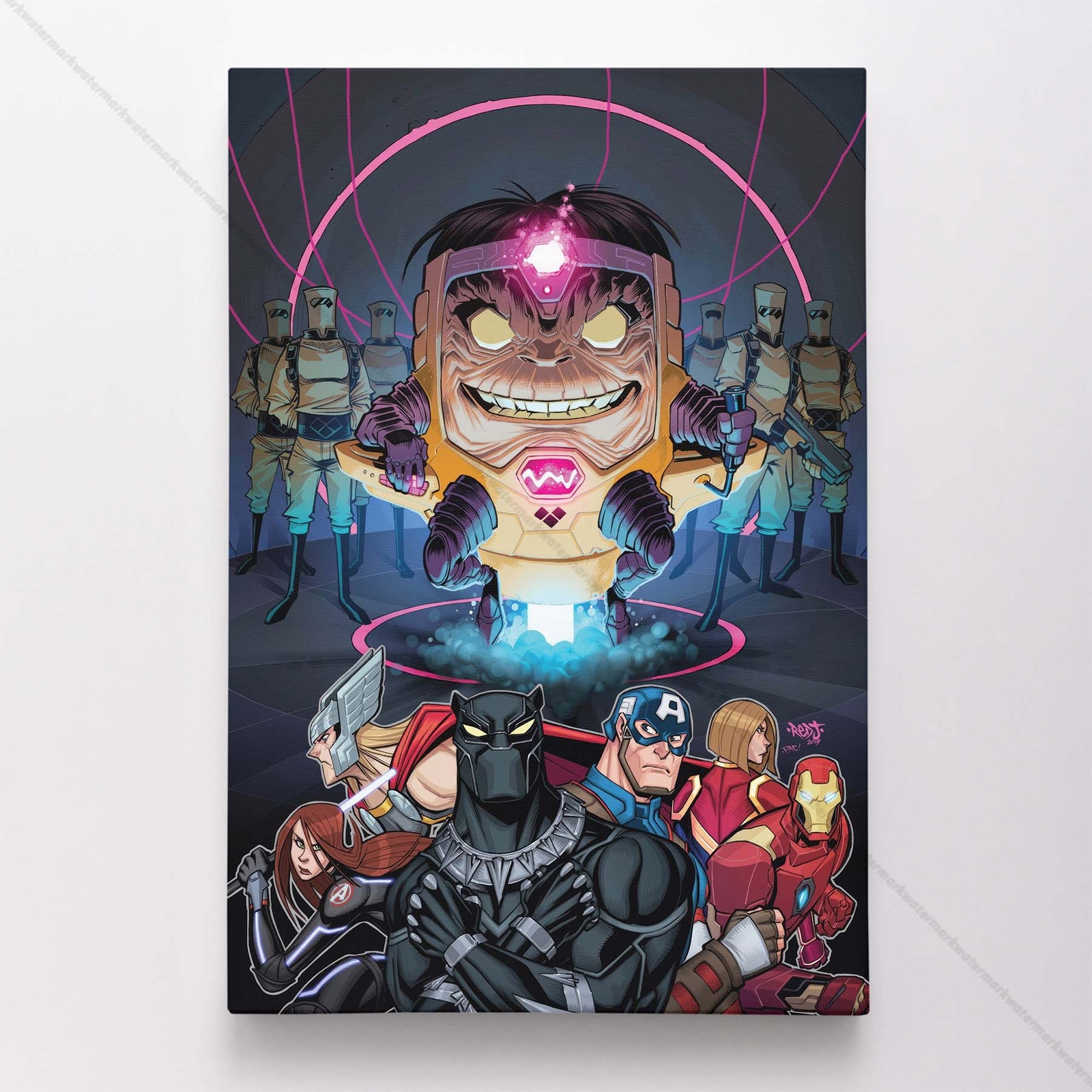 Avengers Poster Canvas Marvel Superhero Comic Book Cover Art Print #9301