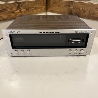 Marantz Model 112 Stereophonic Tuner Vintage Silver