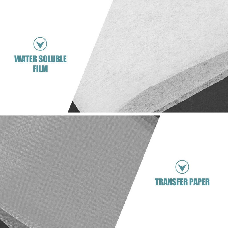Diy Embroidery Aids Transfer Paper Design Water Soluble Film Stabilizer