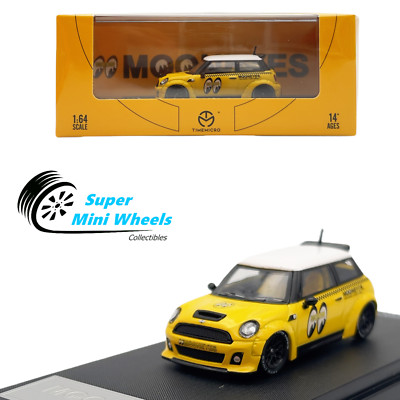 Time Micro 1:64 Mini Cooper Mooneyes - Diecast Model