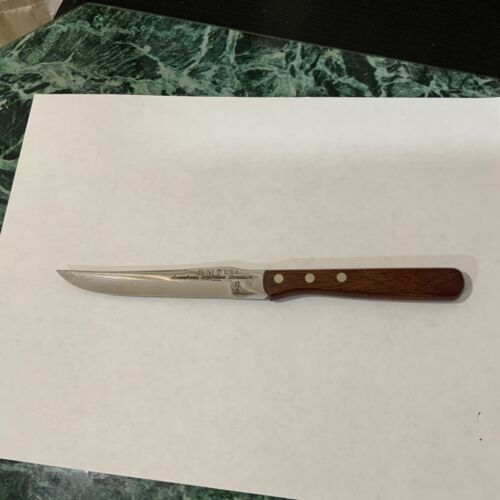 Flint VTG Arrowhead Stainless Vanadium USA Knife 4.5 ” Blade Fruit Carving 2425