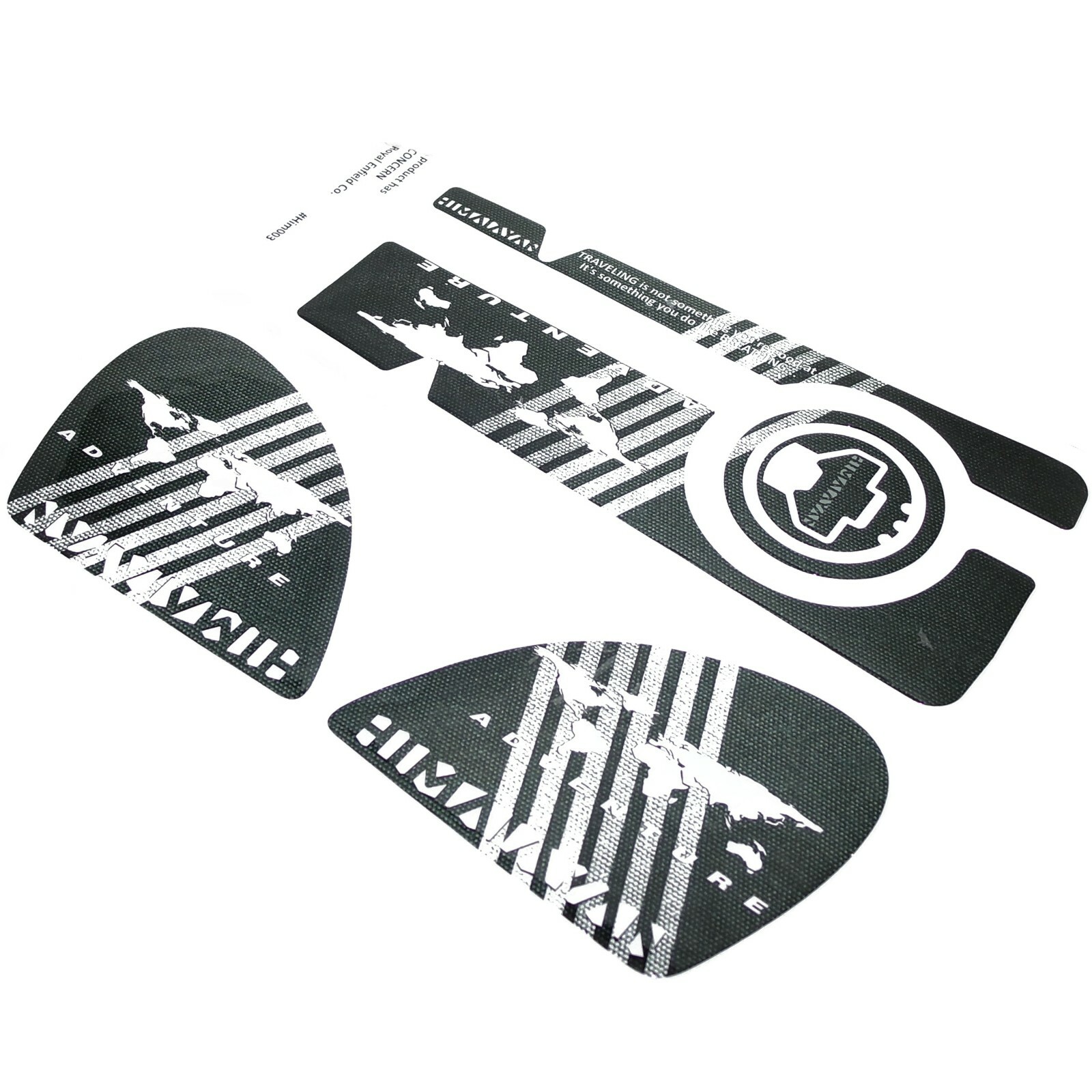 Fits Royal Enfield Himalayan Fuel Tank Cap Pad Sticker Protector Decal Set  