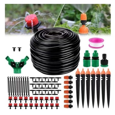 URANT65Ft (20 m)1/4 Drip Irrigation Kit, Garden Watering Line Atomizing Hose ...