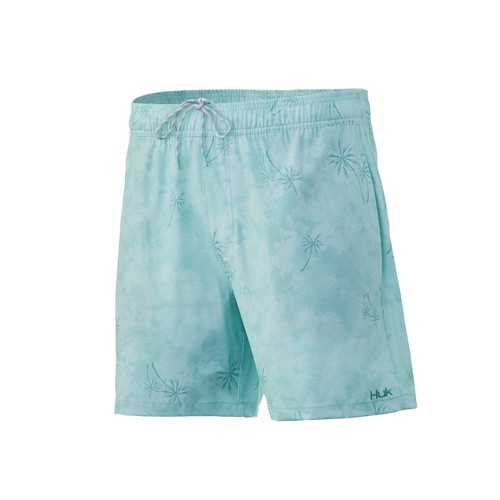 

Huk — мужские шорты Playa 17 дюймов, морская пена, большие размеры, Seafoam - 17"