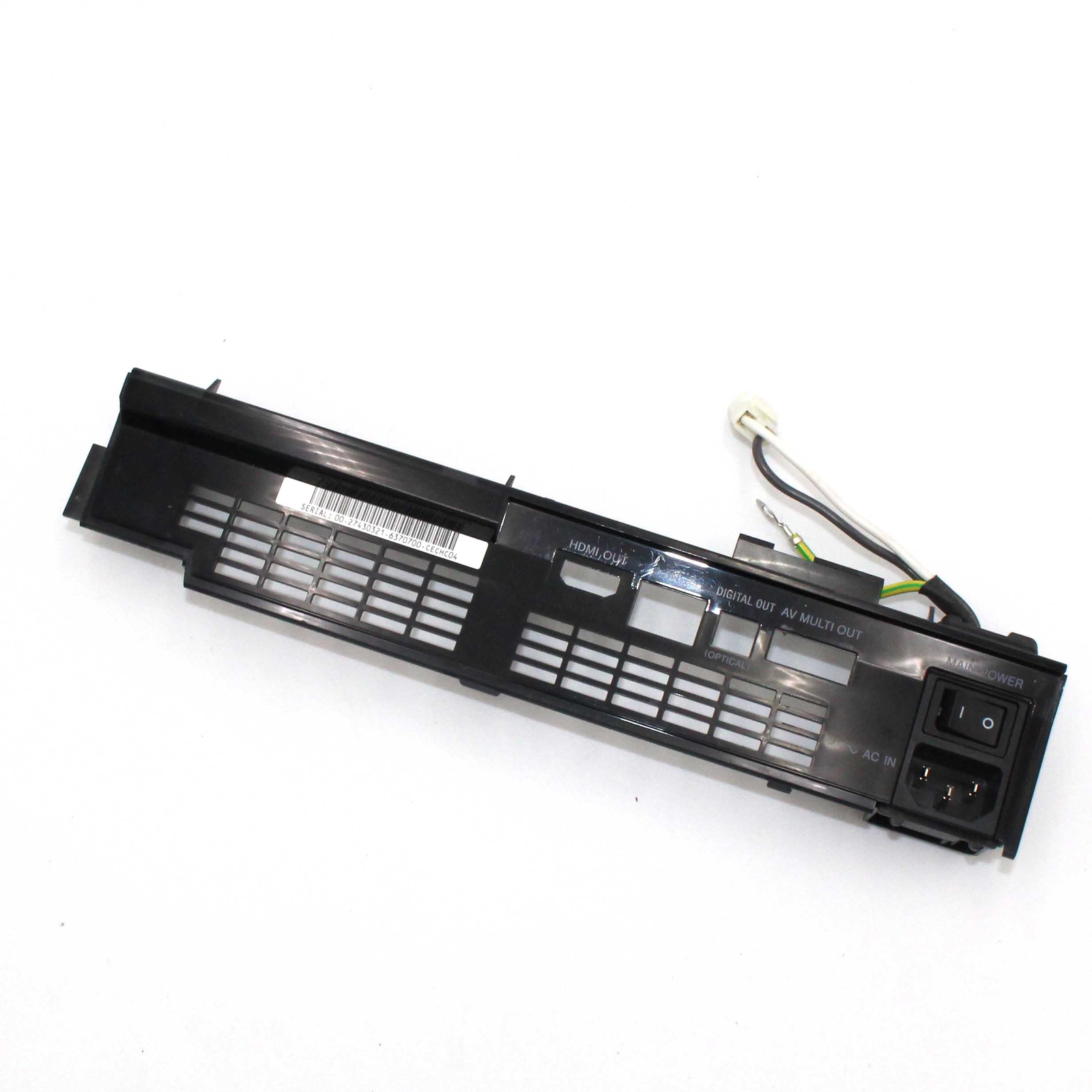 Ps3 Gehäuse Abdeckung Blende Hinten + Schalter Sony PlayStation3 PS3 CECHC04