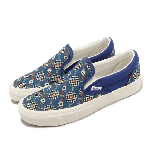 

Vans Classic Slip-On Anaheim Factory Blue Tile Checkerboard Gum Мужские VN0A5KX8B0S, Синий, Classic Slip-on