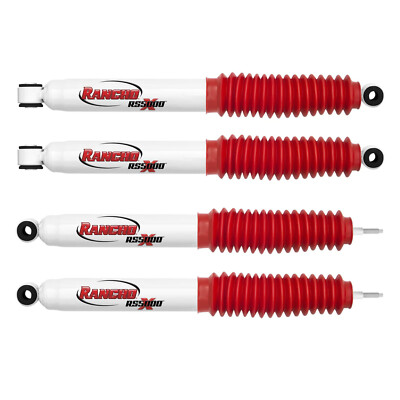 Rancho Set of 4 RS5000X Front / Rear Shocks Absorbers for Ford F-250 / F-350 2WD