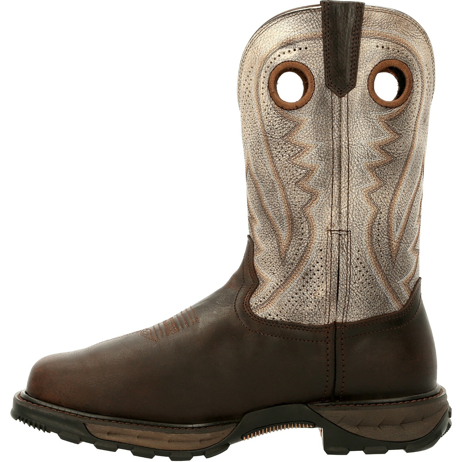 Pre-owned Durango Boots Durango® Maverick Xp™ Composite Toe Met-guard Ventilat Boots Ddb0331 - All Sizes In Dark Brown And Fog