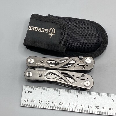 Gerber Suspension with Sheath - Gray