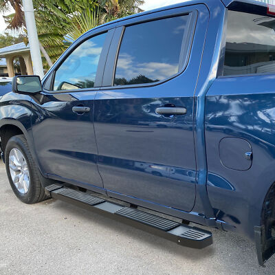 6" Running Boards For 2020-2024 Silverado Sierra 1500 2500 HD 2500 HD Crew Cab