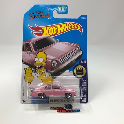 hot wheels simpsons family car 2017
