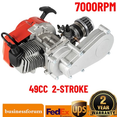 49CC 2STROKE HIGH PERFORMANCE ENGINE MOTOR For POCKET MINI BIKE SCOOTER ATV Alu