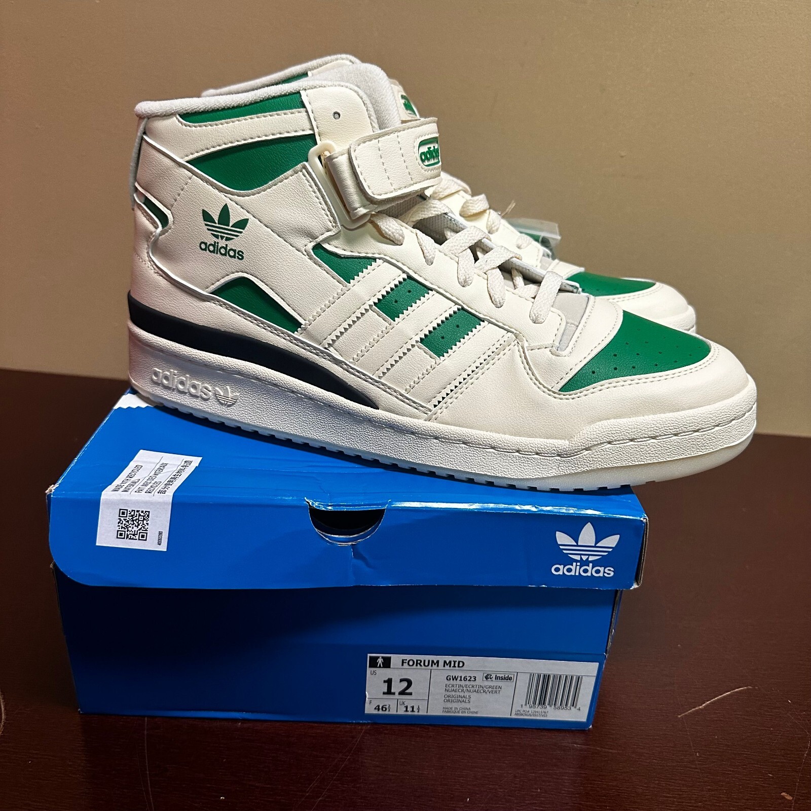 adidas forum mid green