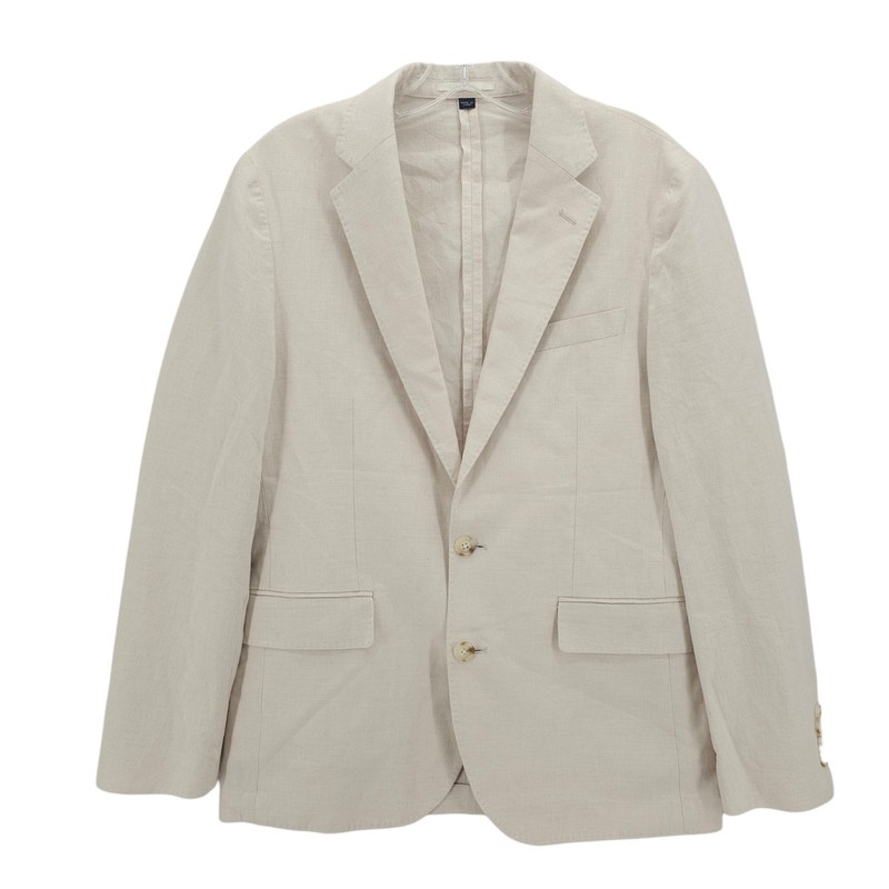 J CREW Ludlow Slim Fit Unstructured Suit Jacket McNutt Linen Cotton EUC  36S