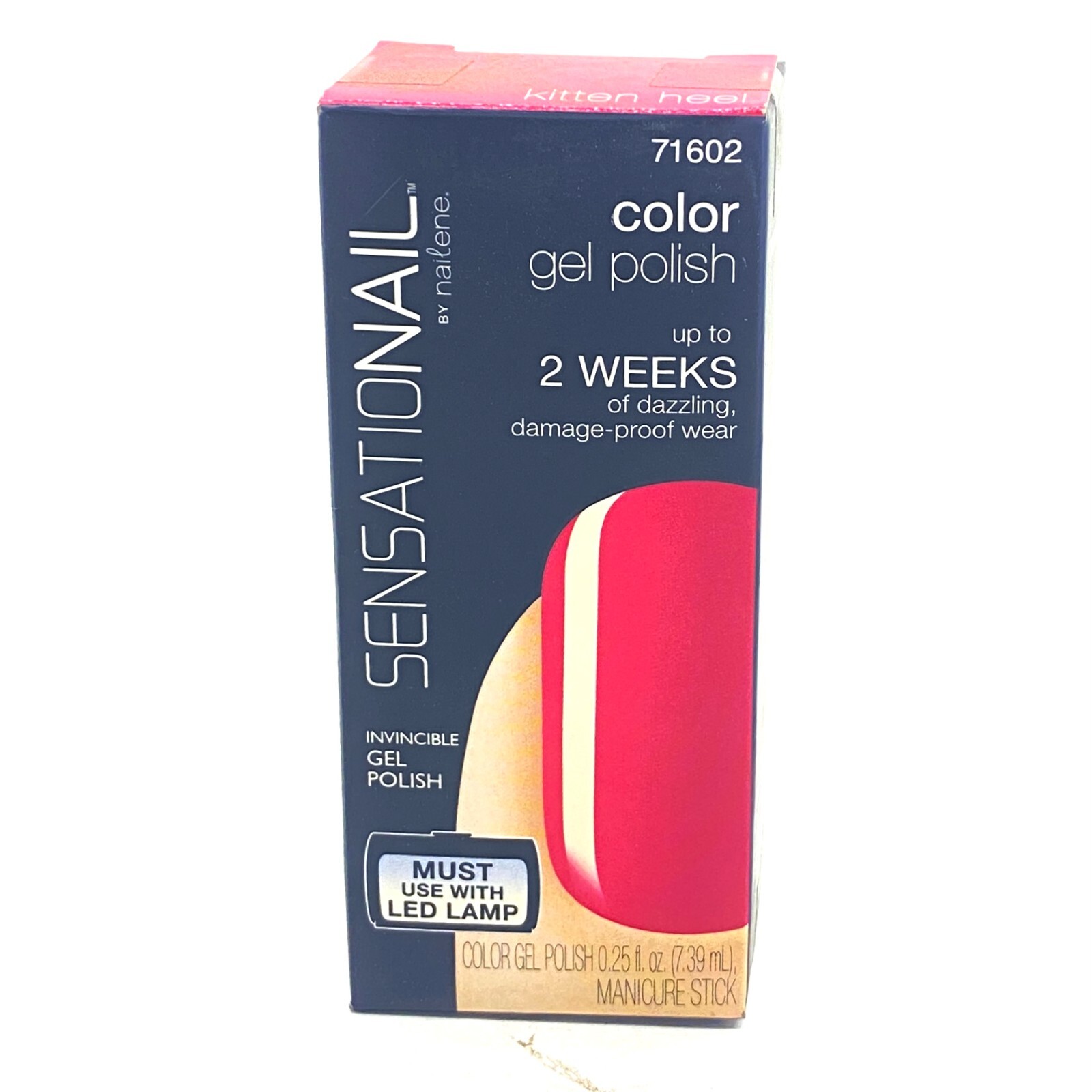 SensatioNail Invincible - Kitten Heel 71602: Stunning Gel Nail Color