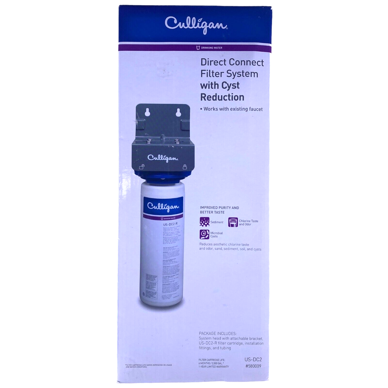 Culligan USDC2 Under Sink Drinking Water Direct Connect