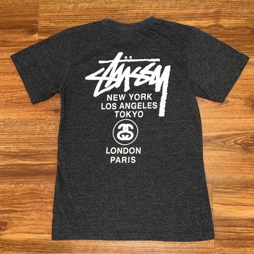 Stussy Women's Worldwide NY LA Tokyo London T-Shirt Medium Stussy Women's Worldwide NY LA Tokyo London T-Shirt Medium