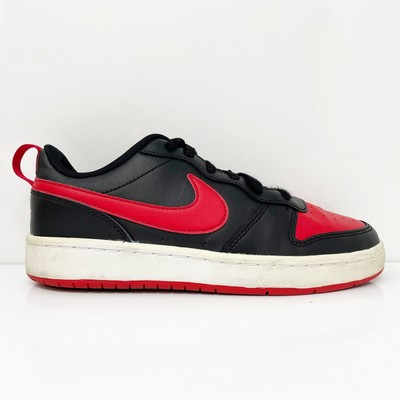 Черные повседневные кроссовки Nike Boys Court Borough Low 2 BQ5448-007, размер 5,5 лет