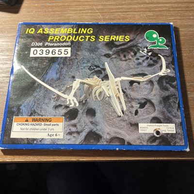 NIB IQ Assembling Products Series ~ D306 PTERANODON 3D Wood Model  Educational