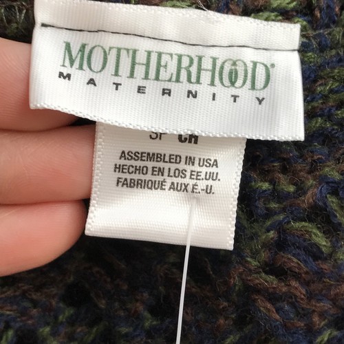 NWT Motherhood Maternity Open Front Shorts Sleeve Knit Sweater Cardigan Sz S