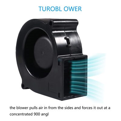 2pcs 7530 Fan 75x30mm Dc 5v 75mm X 30mm Brushless Cooling Fan Replacement Blower