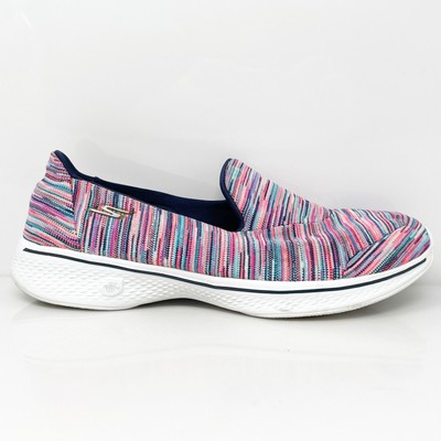 

Skechers Womens Go Walk 4 14904 Многоцветная Повседневная Обувь Кроссовки Размер 6.5, Multicolor, Go Walk 4