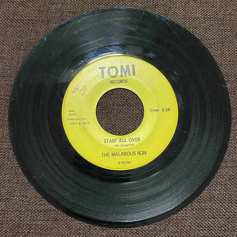 HEAR! RARE VG GARAGE SOUL 45 Malabous Ron She&rsquo;s A Doll Start All Over TOMI ORIG