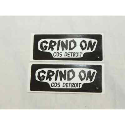 CDS Detroit Grind Plates Vintage Inline Aggressive Rollerblade Logo Sticker 