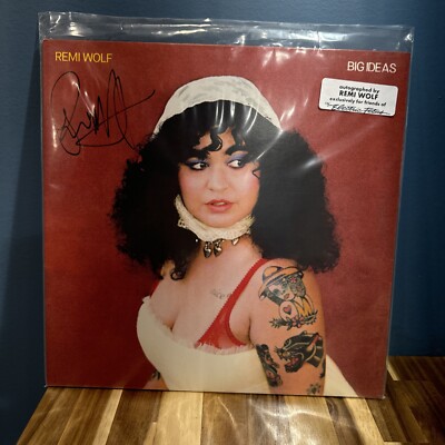 REMI WOLF Big Ideas Vinyl LP SIGNED JACKET Autographed [SHIPS NOW!!!]     
