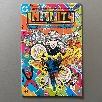INFINITY INC 14 1ST PUBLISHED TODD MCFARLANE COVER ART  (1985, DC COMICS)