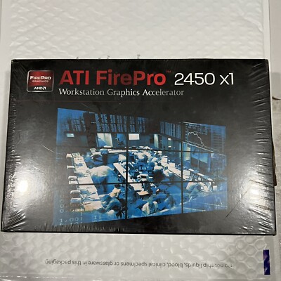 AMD ATI FIREPRO 2450 X1 PCI-E SFF WORKSTATION GRAPHICS QUAD VHDCI DVI VIDEO CARD