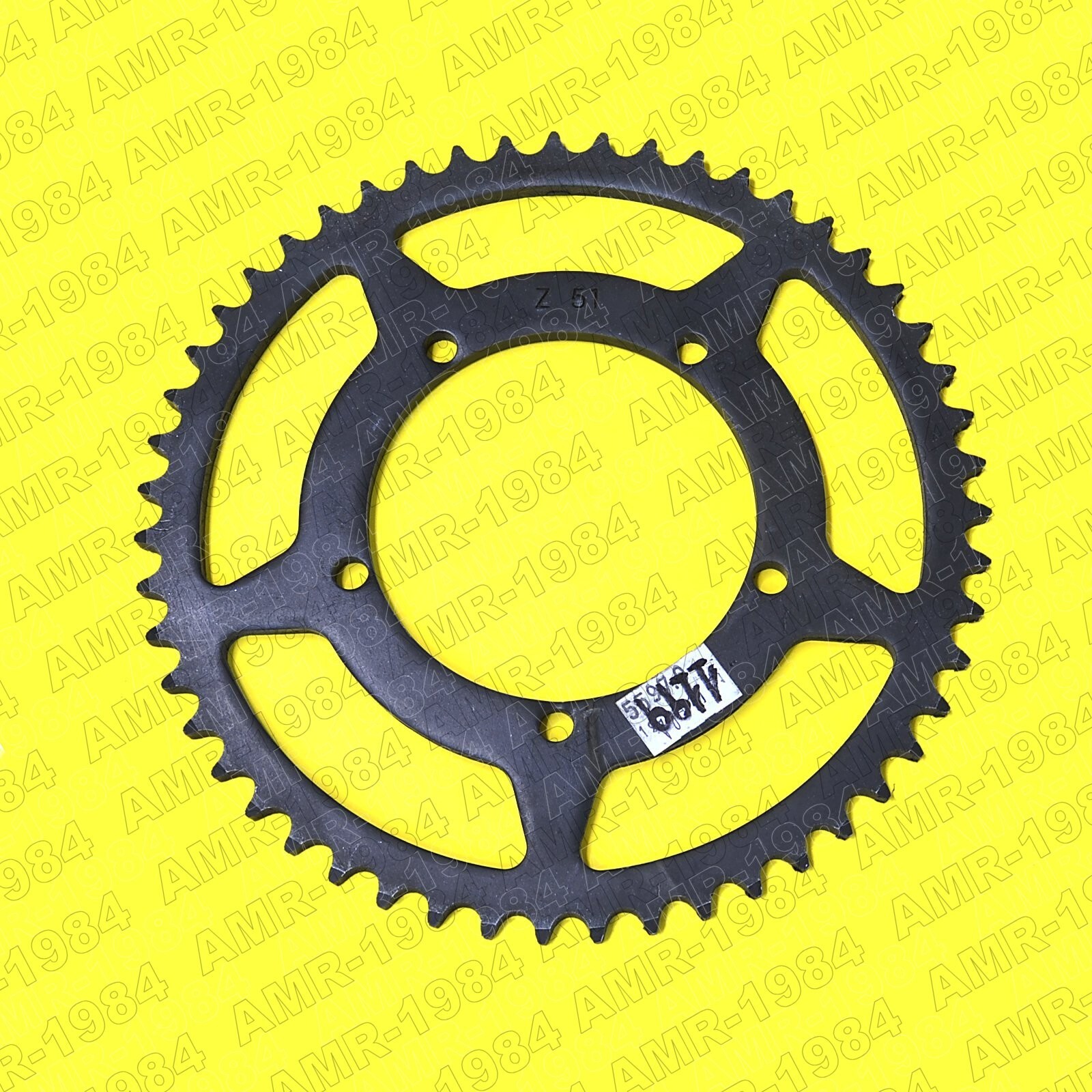 CORONA TRASMISSIONE ACCIAIO 1199 denti 51 GILERA RRT 125 NEBRASCA - MZ SM 125