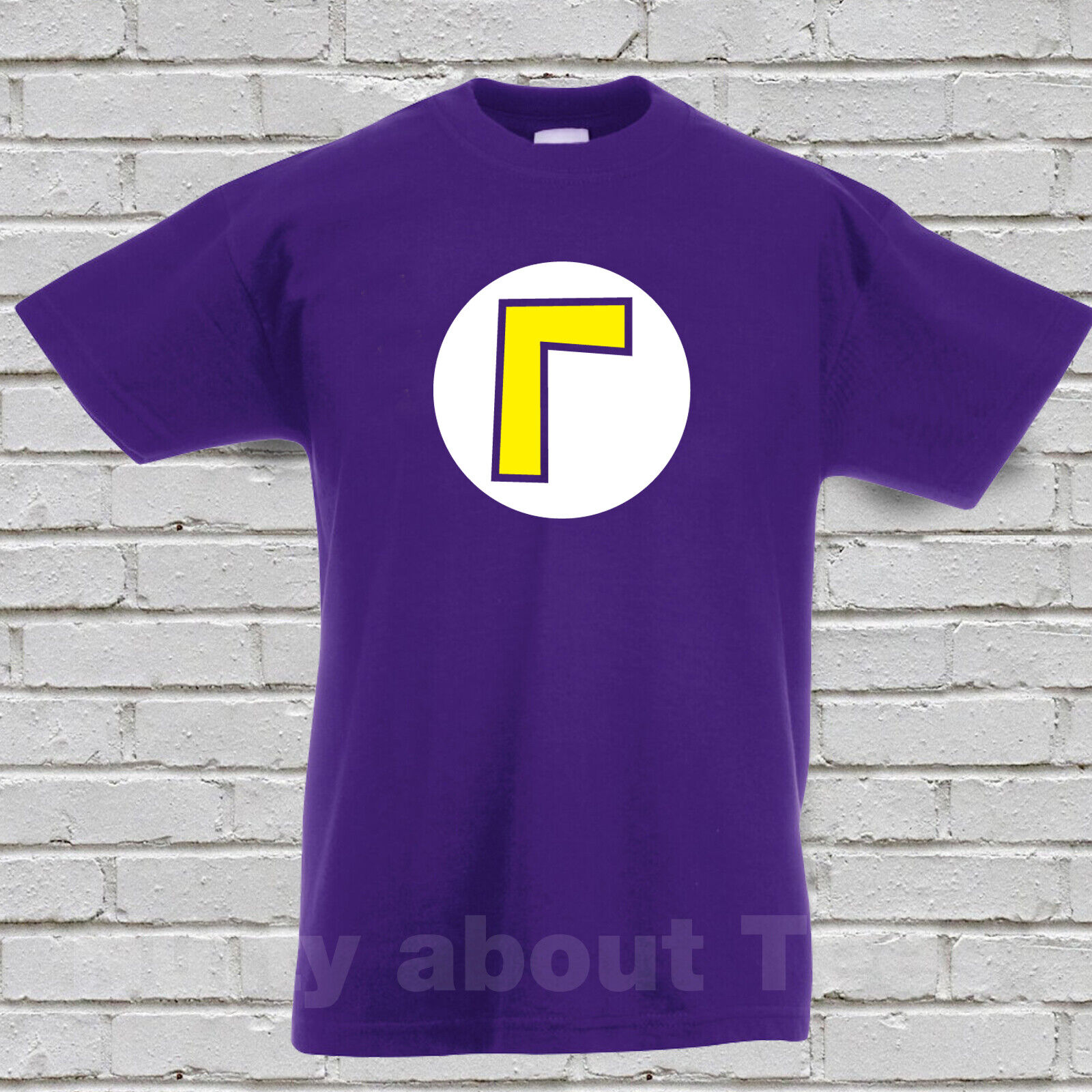Waluigi Symbol T Shirt Waluigi Symbol T Shirt