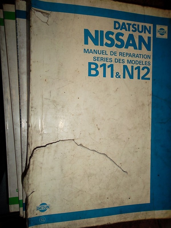 Nissan Datsun Sunny - B11 & N12 : Manuel RÃ©Paration D'Atelier - 1982 1984...Abim