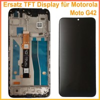 Display für Motorola Moto G42 XT2233 LCD Bildschirm auf Rahmen schwarz