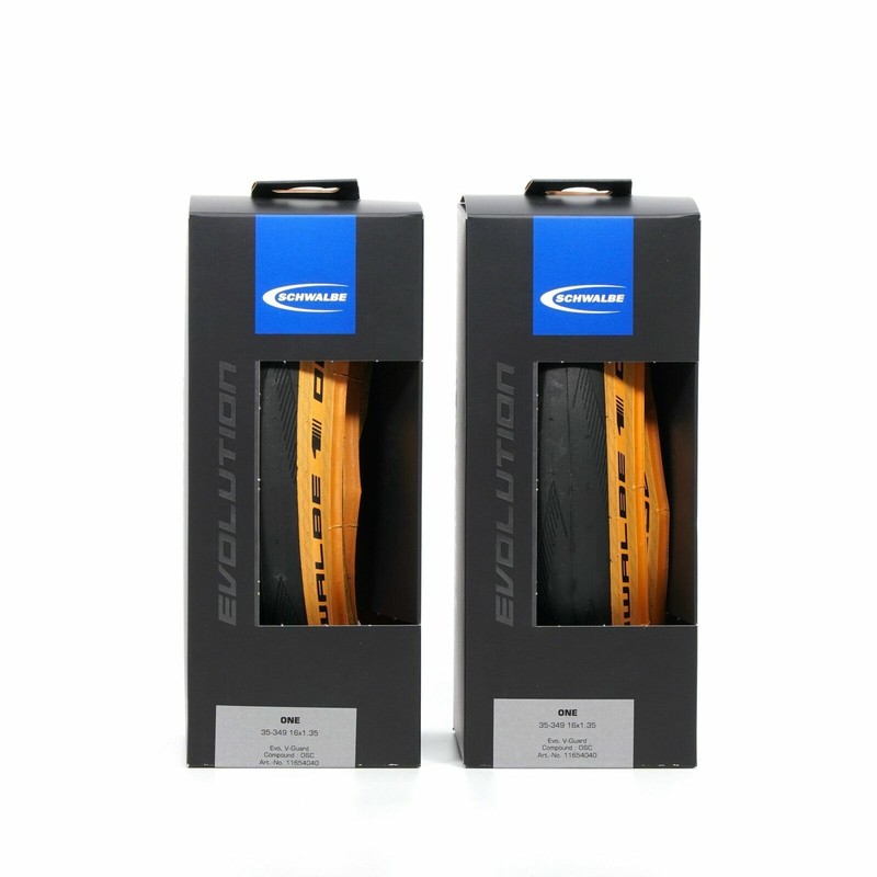 Schwalbe Evolution One V-Guard 16x1.35 35-349 Foldable Skinwall -1 or 2 tires