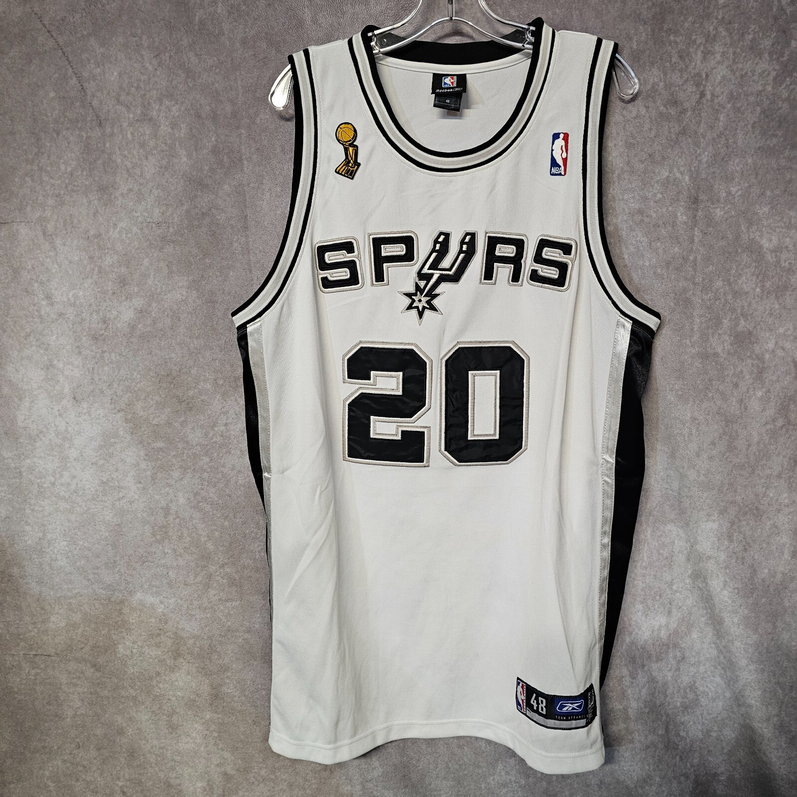 【REEBOK】バスケシャツ NBA サンアントニオ・スパーズ ジノビリ 20 Vintage San Antonio Spurs Manu Ginobili 20 Jersey Size XL