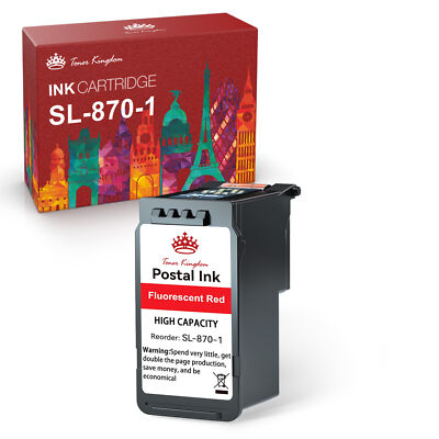 Pitney Bowes SL-870-1 Red Ink Cartridge for SendPro  Mailstation Lot