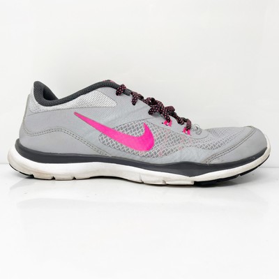 Nike Womens Flex Trainer 5 724858-017 Серые кроссовки для бега, размер 7,5