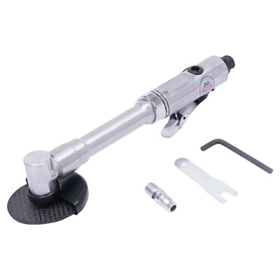 Pneumatic Angle Grinder Air Cutting Machine Long Handle Sander Tool 18000 RPM 